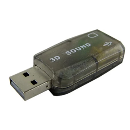 Внешний USB 2,0 к 3D АДАПТЕР ВИРТУАЛЬНОЙ аудио звуковой карты конвертер 5,1 каналов