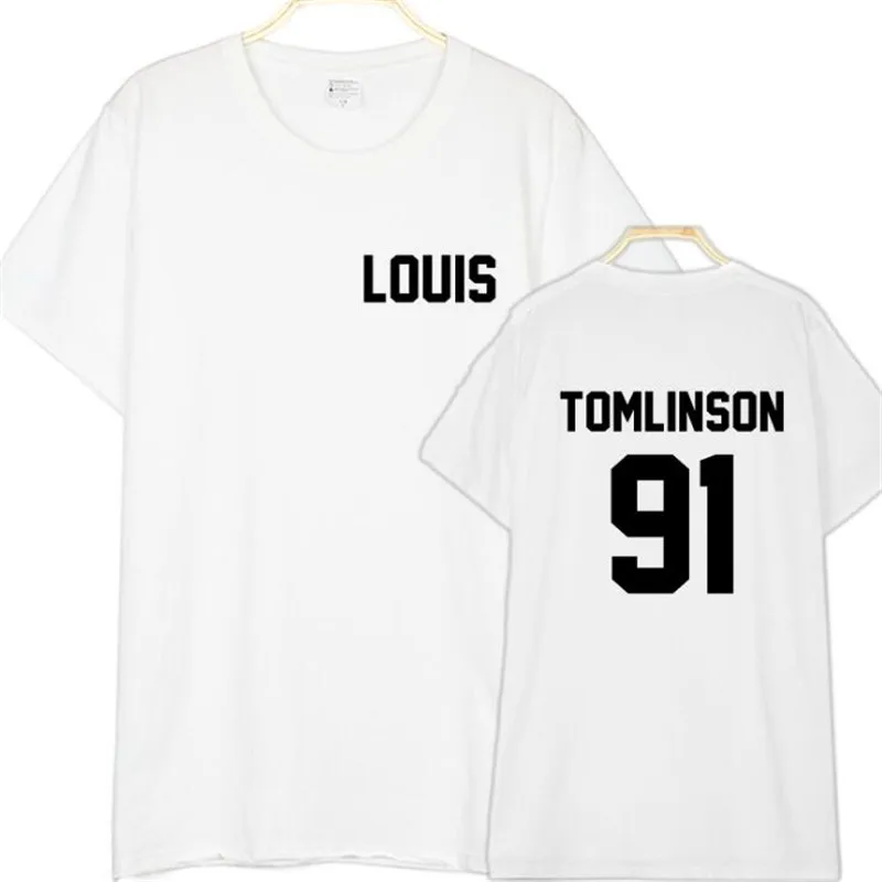 Pkorli Fashion Women'S T-Shirt One Direction LOUIS TOMLINSON T Shirt Women Men Casual Cotton Short Sleeve Tee Shirt Female