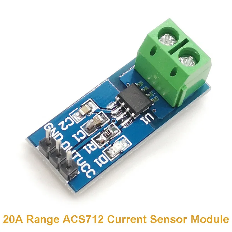 20A диапазон ACS712 Модуль Текущий Сенсор модуль