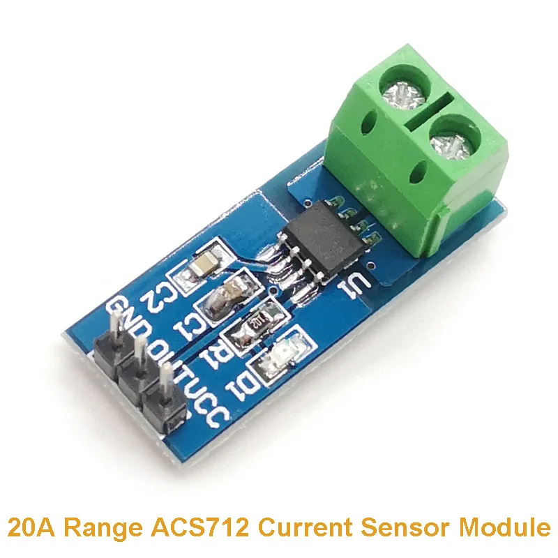 2PCS 20A range Current Sensor Module ACS712 Module NEW 
