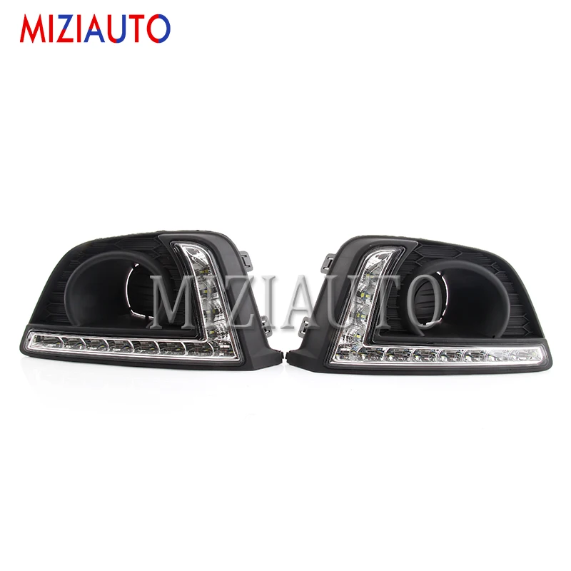 Car styling For Honda FIT LED DRL For Honda FIT High brightness guide LED DRL led fog lamps daytime running lights