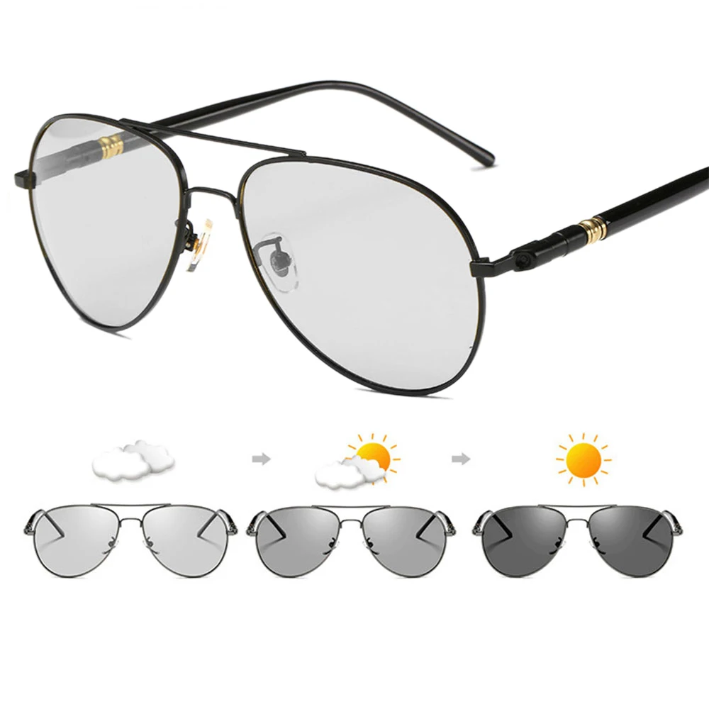 2019 New Design Women Men Polarized Sunglasses Outdoor UV Protection Lens Car Driving Chameleon Discoloration Glasses 2019 New Design Women Men Polarized Sunglasses Outdoor UV Protection Lens Car Driving Chameleon Discoloration Glasses