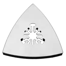1 шт. 80 мм Осциллирующее треугольное шлифование Pad универсальные поворотные инструменты из нержавеющей стали угловая шлифовальная треугольная основа