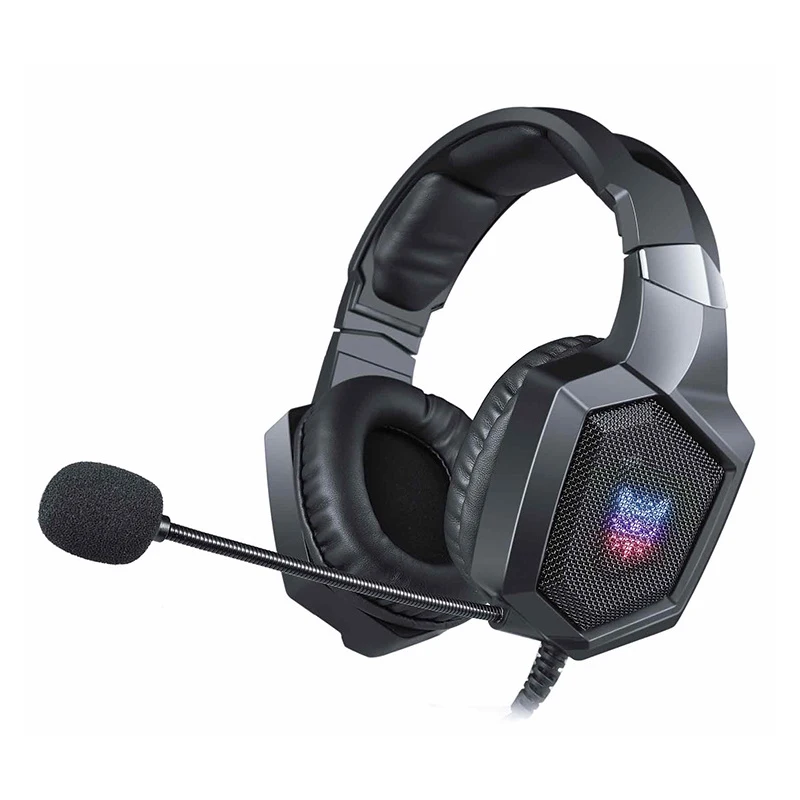 Игровая гарнитура FELYBY K8 проводное освещение наушники с шумоподавлением для игр в