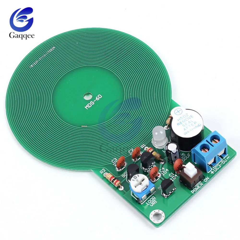 

Metal Detector Kit Electronic Kit DC 3V-5V 60mm Non-contact Sensor Board Module DIY Electronic Part Metal Detector DIY Kit