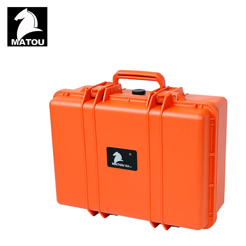 

Tool case toolbox waterproof protective equipment case camera case suitcase with pre-cut foam lining Panel installation box