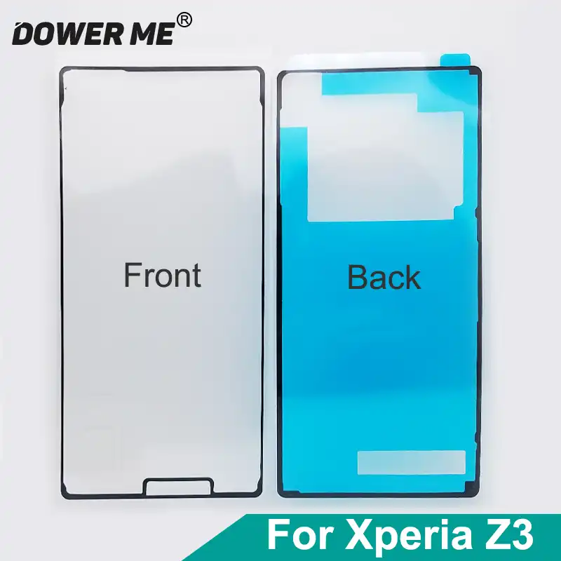 Водонепроницаемый клей для SONY Xperia Z3, D6603, D6653, Z3dual, D6633, D6683, Передняя ЖК-наклейка, задняя крышка, лента, полный набор клея - изображение