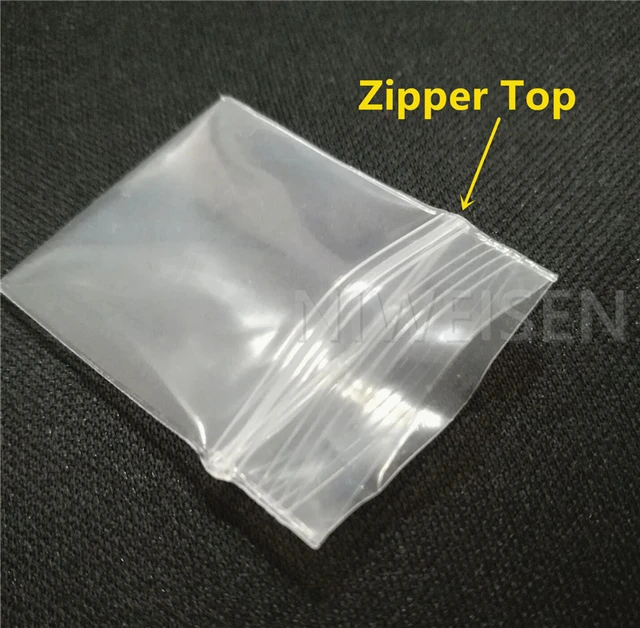 100pcs 4x6cm Small Bags, Sealing Bags Zipper Poly Bags, Small