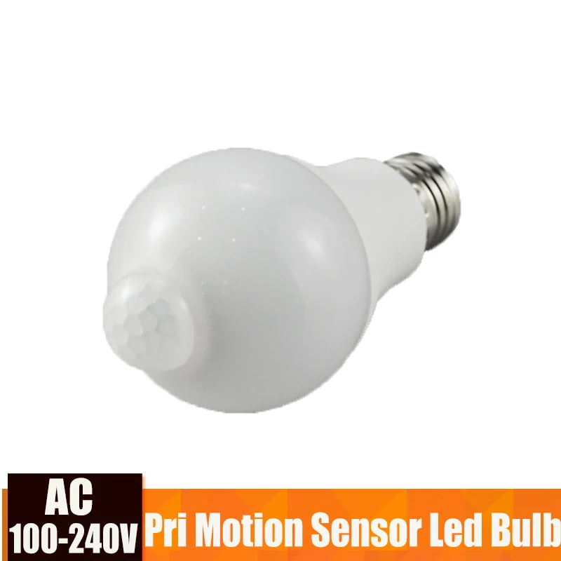  Led Bulb Light With Motion Sensor E27 5W 9W Smart Light Bulb 110V 220V PIR LED Bombillas For Home C - 33031897074