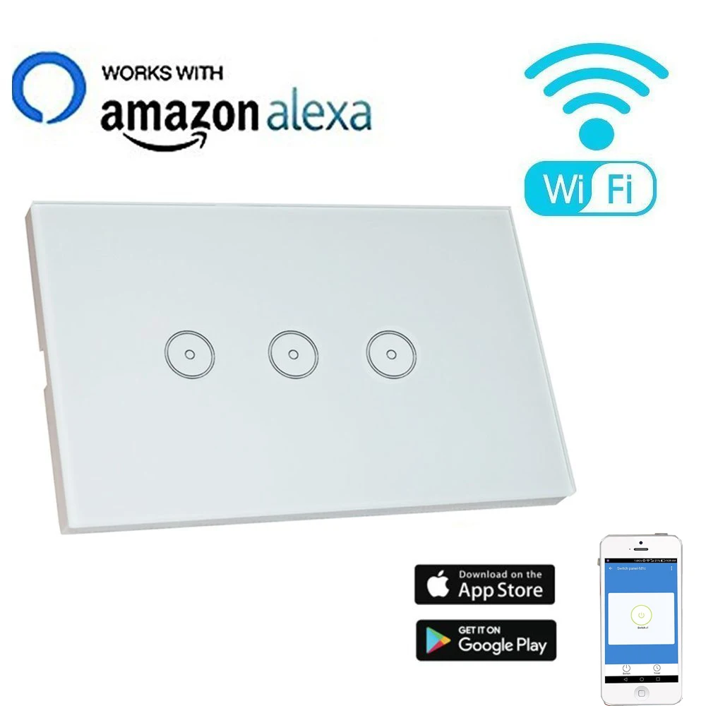 

Wifi Switch For Smart Home Automation Relay Module Support IOS Android Remote Controller work with alexa and google home