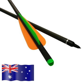 

12X 16" 18" 20" Carbon Crossbow Bolts 4" Plastic Vane Field Point Archery Bow Hunting Outdoor Sport Free Shipping from AU