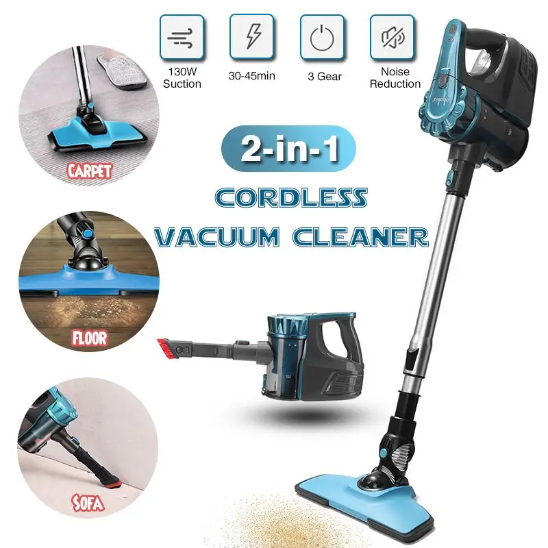 

2 in 1 30000RPM Wireless Cordless Handheld Home &Commercial Vacuum Cleaner Large Suction Capacity Powerful Aspirator Appliances
