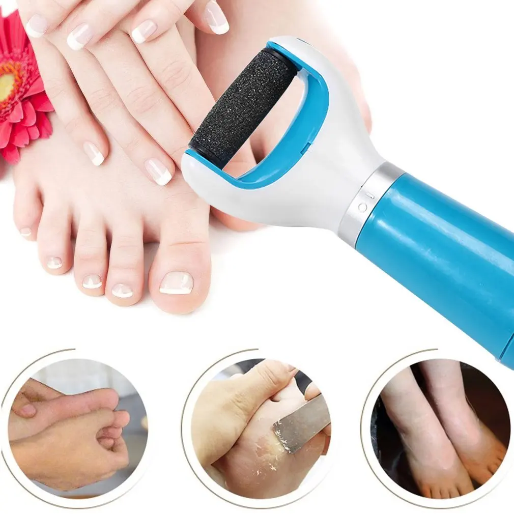 

USB Rechargeable Cordless Electric Callus Remover Velvet Soft Foot File Feet Care Tool for Both Men & Women