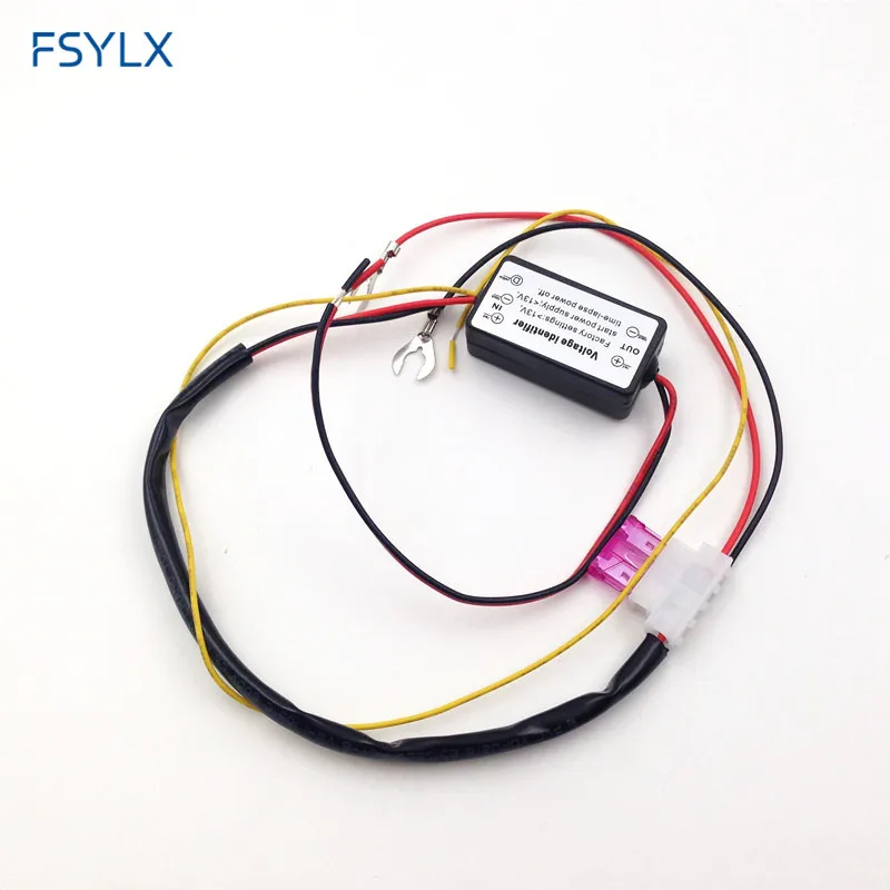 FSYLX DRL контроллер Жгут Авто Автомобильный светодиодный дневной ходовой светильник Реле Жгут диммер ВКЛ/ВЫКЛ 12-18 в противотуманный светильник кабели контроллера