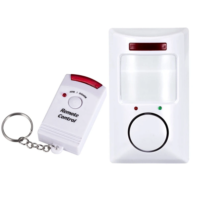 Home Alarm Security System Wireless PIR Infrared Motion Sensor Detector With 2pcs Remote Controller Door Window Anti-Theft 2