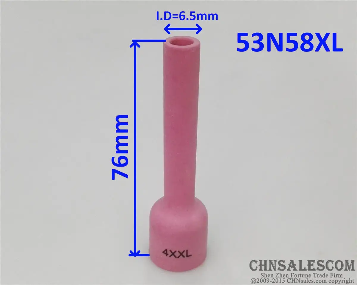 CHNsalescom 20 шт TIG сварочный факел Набор для газовых линз WP 17/18/26 серия WZ8 76 мм