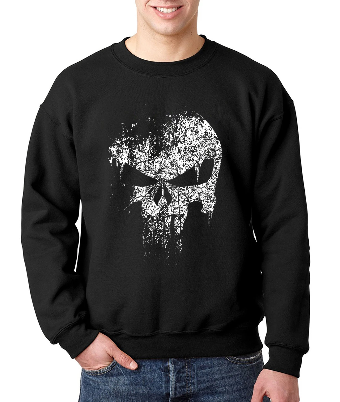 

2017 autumn winter streetwear The Punisher hoody hoodie men hoodies drake brand sweatshirt hip hop fleece male harajuku