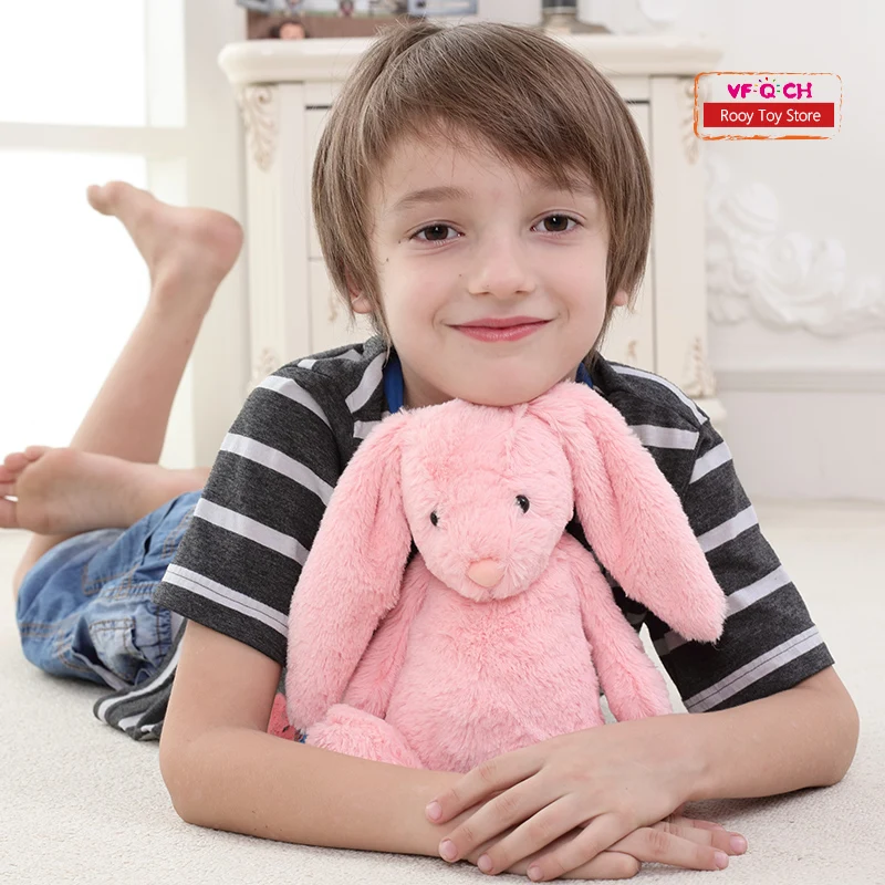

Cute Appease Sleeping Soft Baby Dolls Sweet Long Ear Rabbit Plush Stuffed Animal Toys For Children Kids Birthday Christmas Gift