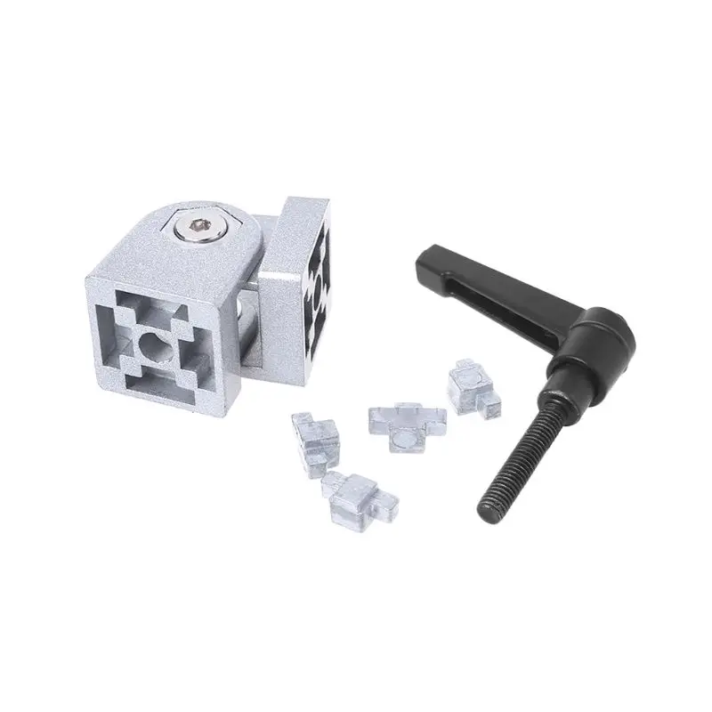 

Zinc Alloy Flexible Hinge With Handle Die Cast Pivot Joint Connector for Aluminum Extrusion Profile