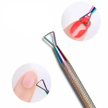 

Woobela Multi-functional Nail Cuticle Nipper Dead Nails Skin Remover LED UV Gel Nail Polish Removal Tools Set