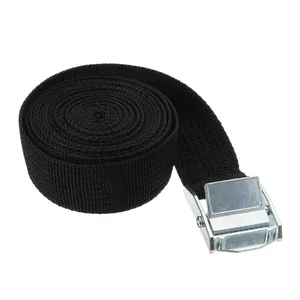 Image 2 - 5m Car Tension Rope Ratchet Tie Luggage Strap Tied Auto Car Boat Fixed Strap Luggage Belt With Alloy Buckle