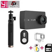 100 Original For Xiaomi YI Lite Action Camera Real 4K Sports Camera Bluetooth 16MP EIS WIFI