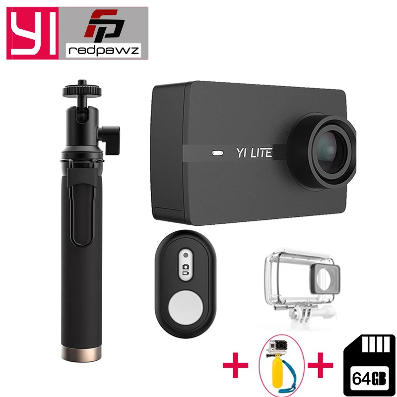 Kopen 100% Origineel Voor Xiaomi YI Lite Action Camera Real 4 k Sport Camera Bluetooth 16MP EIS WIFI 2 \