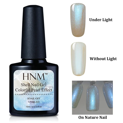 HNM 10 мл Хамелеон оболочка лак для ногтей жемчуг лак для ногтей Полупостоянный Гибридный Lucky GelLak голографический УФ-светодиодный штамповочный эмаль - Цвет: 9503