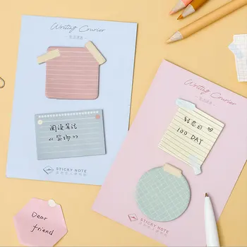 

Convenient life Memo Pad kawaii Self-Adhesive N Times Sticky Notes stationery School Supplies Message Planner label Stickers