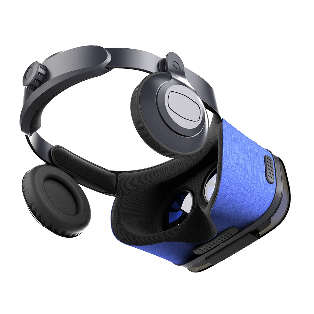 Fiit 3D виртуальной реальности VR box очки чехол с HiFi наушники для просмотра видео