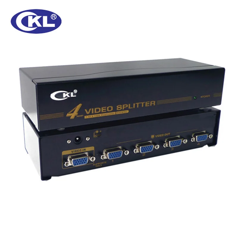 Ckl-104a 4 Порты и разъёмы vga splitter 450 мГц 1x4 1*4 1 в 4 из