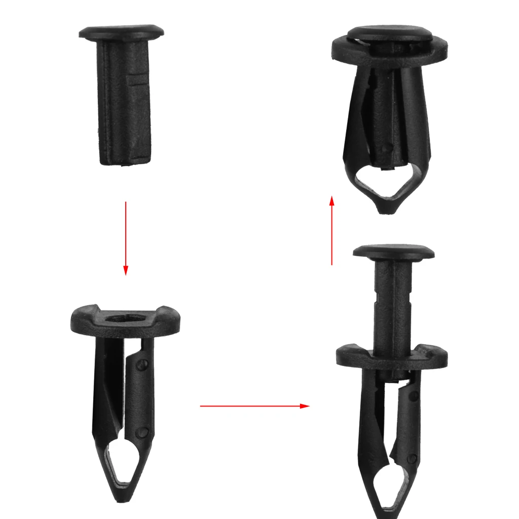 30x Door Trim Bumper Push Pin Rivet Retainer Clips For Ford For Audi For Honda