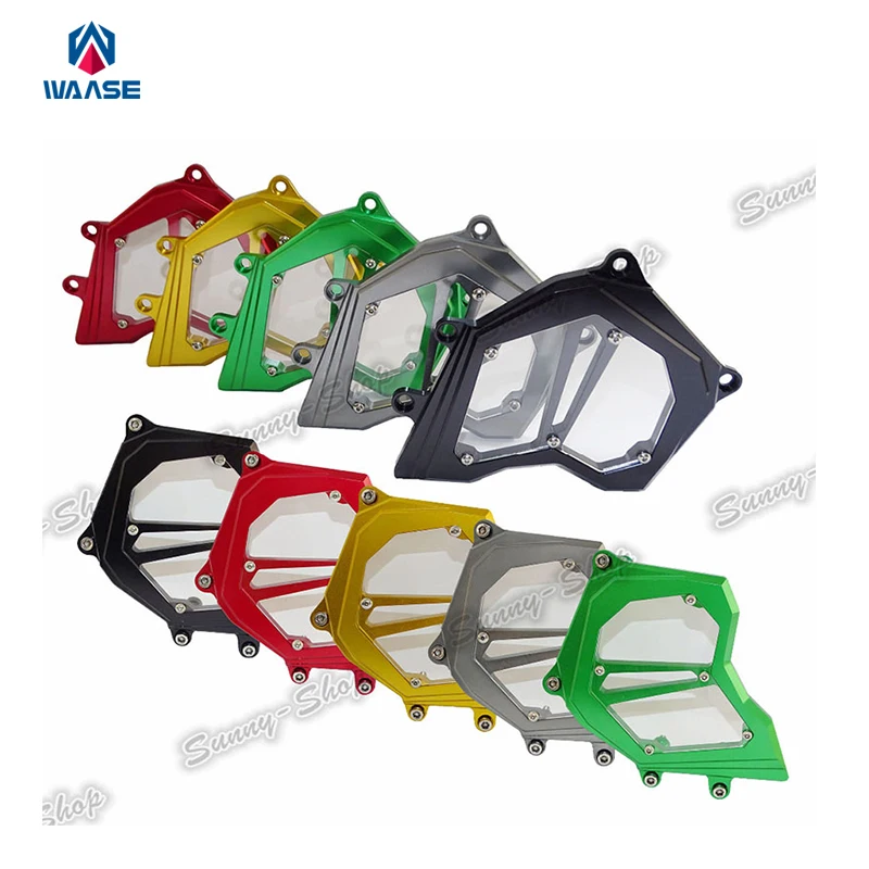 

waase For Kawasaki ZX10R ZX-10R 2011 2012 2013 2014 2015 Motorcycle Front Sprocket Chain Guard Cover Left Side Engine