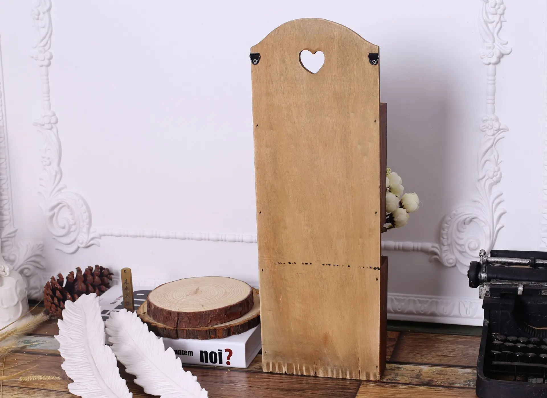 Zakka Ретро стиль деревянная коробка для хранения подвесные настенные поделки