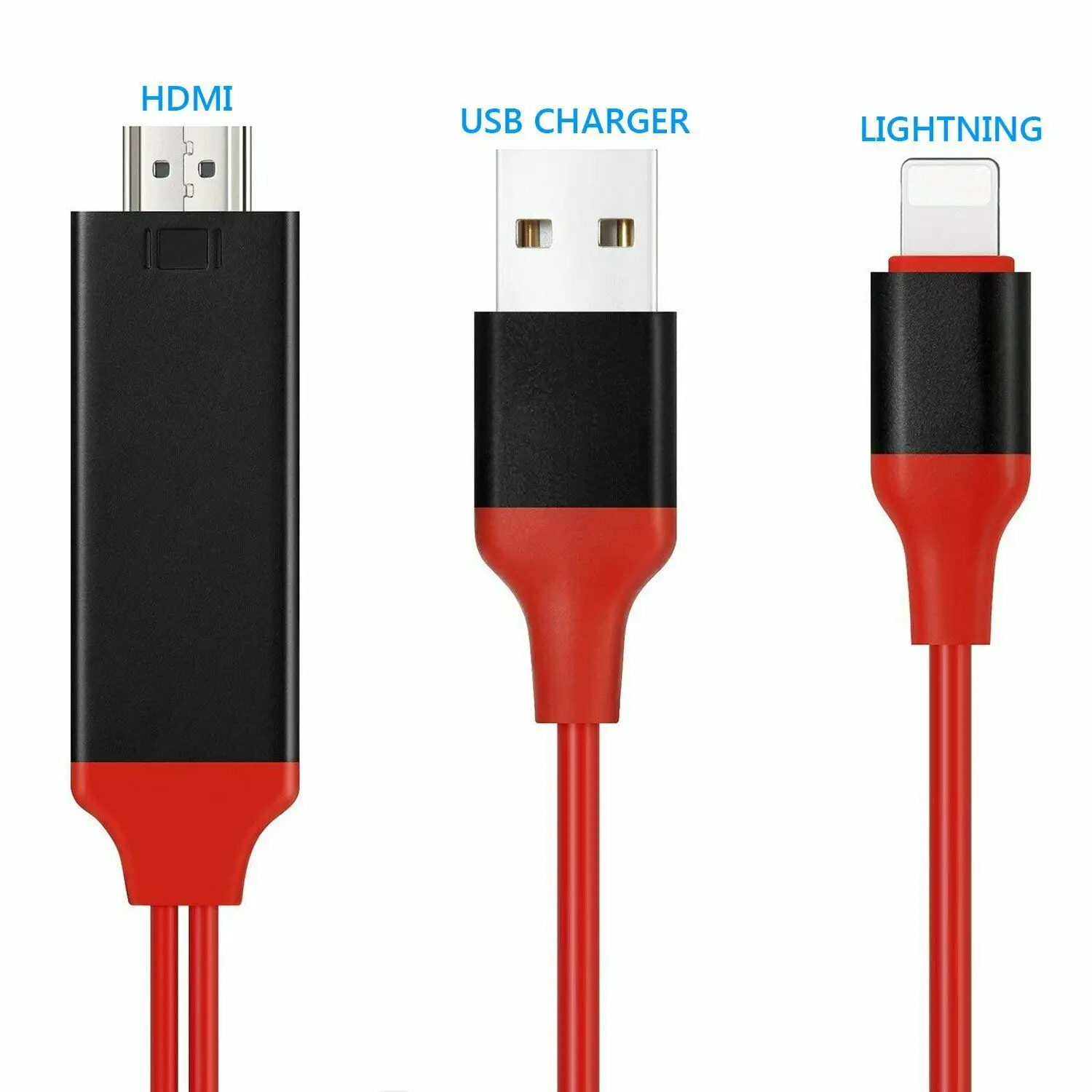 2 м USB 8 Pin к HDMI HDTV AV кабель адаптер для освещения для iPhone XS 7 Plus 8 XPlus 6S ipad Mini Air Pro Зарядный Кабель-адаптер