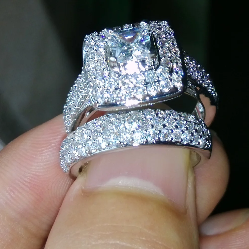 Aliexpress Victoria Wieck Nice Jewelry 134pcs Shining Aaa Aliexpress Victoria Wieck Nice Jewelry 134pcs Shining Aaa Cz Zirconia 14kt White Gold Filled Wedding Ring Set Size5 11 Free Shipping Gift From