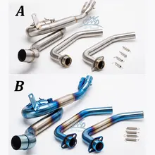 MT-03 MT03 R25 R30 R3 мотоцикл выхлопной трубы контактный Соединительная труба для MT03 MT-03 R3 R25 R30- передняя Труба R3 выхлопных газов