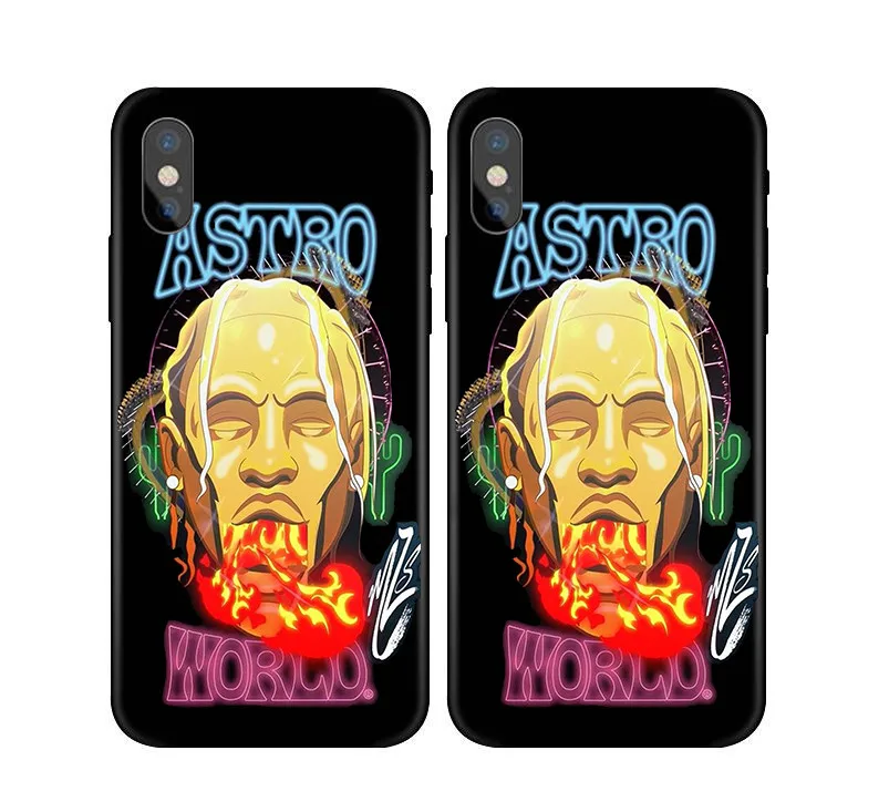 Чехол для телефона travis scott astroworld iPhone X 6 7 8 plus 5 5S s мягкий силиконовый чехол samsung s6 s7 s8