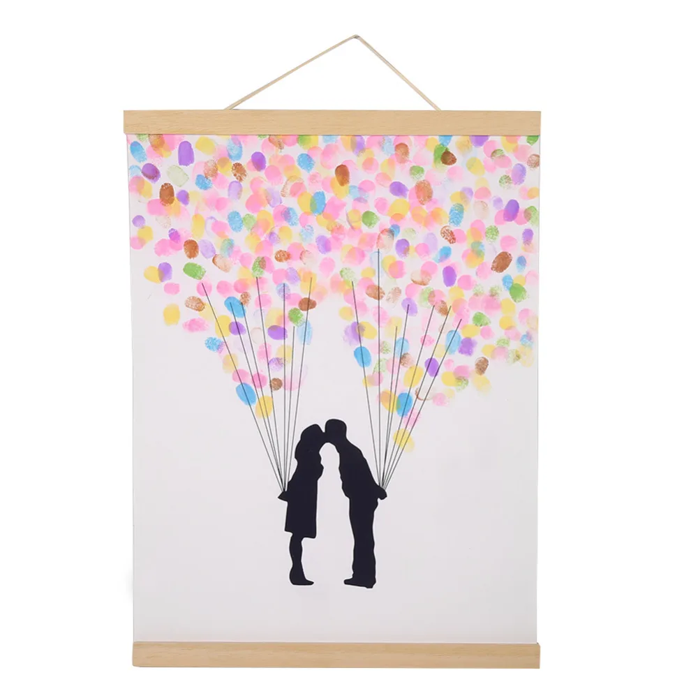 4 Sizes Wooden Poster Hanger Photo Magnetic Frame DIY Picture Canvas Print Hanging Wall Art Home Decor 21/30/40/50cm