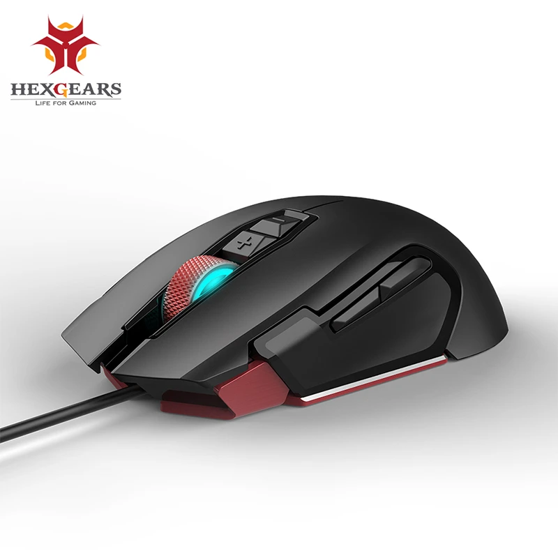 Hexgears Gaming Mouse Wired 6000 Dpi Metal Wheel 7 Button Usb Mice Rgb  Programmable Computer Game Mouse Mause Pc Mouse Gamer - Mouse - AliExpress
