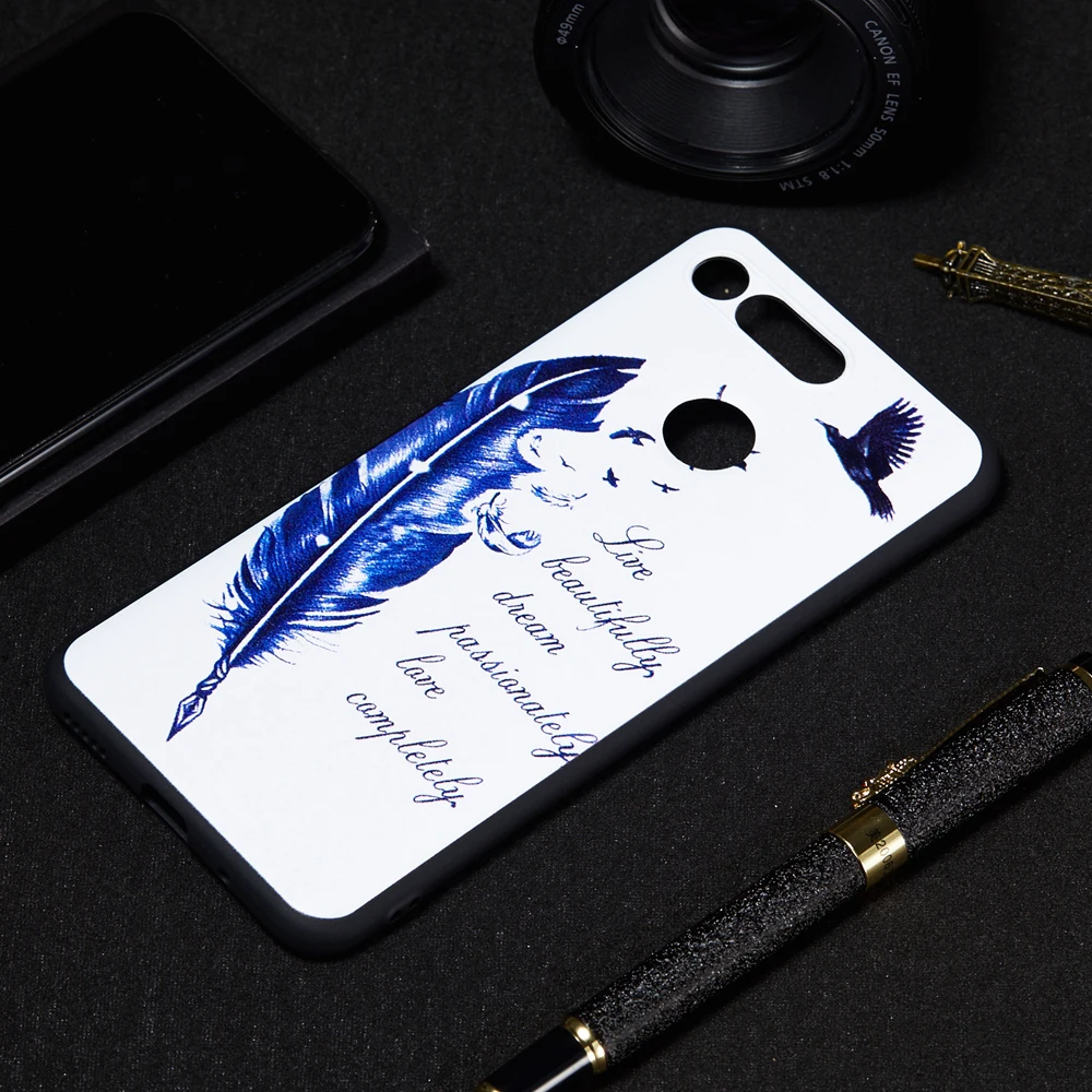 Owl Cartoon Case for Huawei Honor View 20 V20 V 20 Coque Cases Cute Owl Dog Cat Animal Pattern Painted Soft Silicon Cover (3)