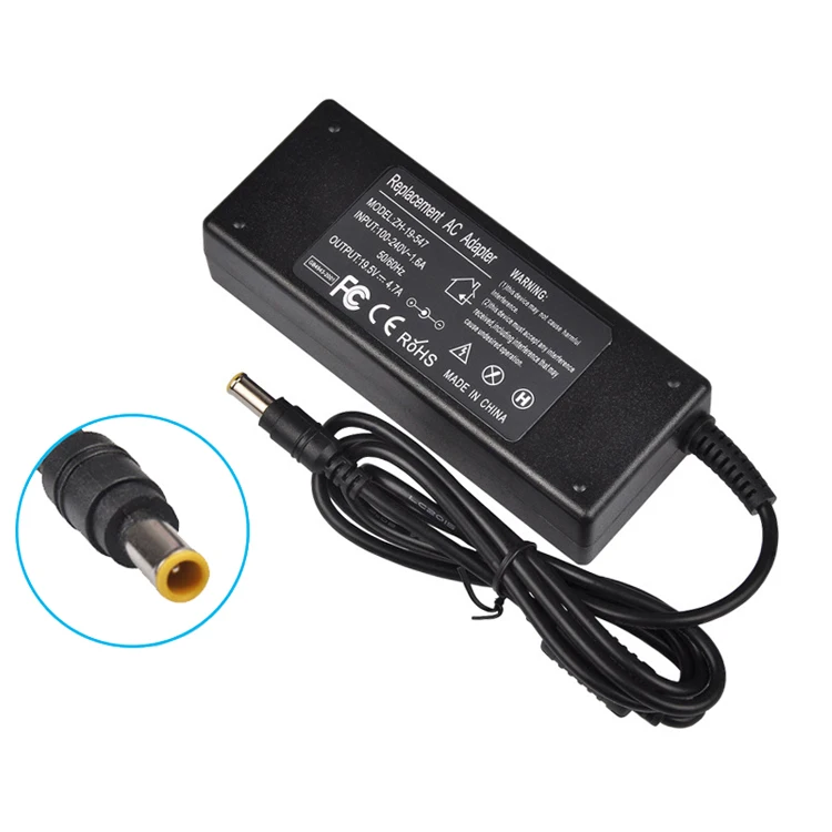 

19.5V 4.7A AC Adapter Battery Charger Cable Power Supply for Sony Vaio VGP-AC19V37 For 19.5V- 3A/3.3A/3.9A/4.1A/4.7A All Laptop