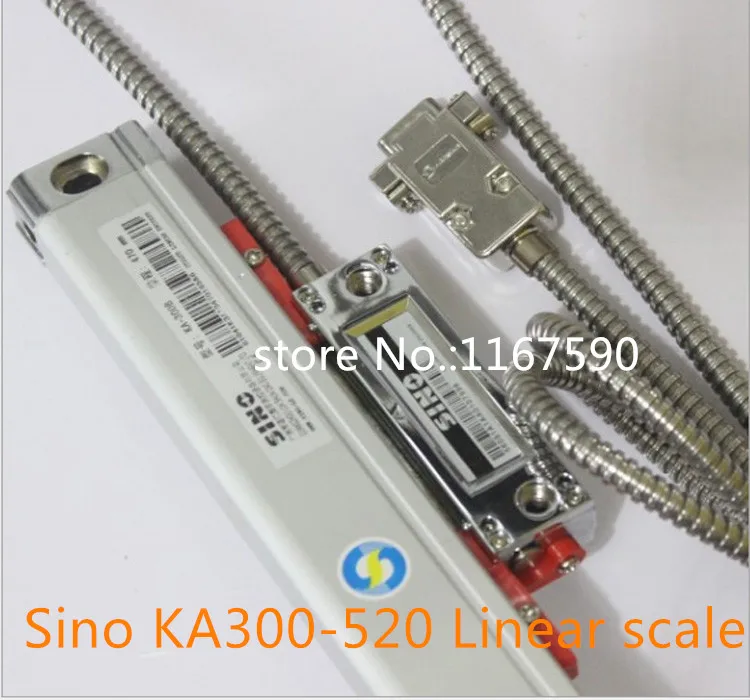 Оригинальные линейные весы SINO KA300 520 мм 5um TTL RS422 линейный кодировщик бесплатная