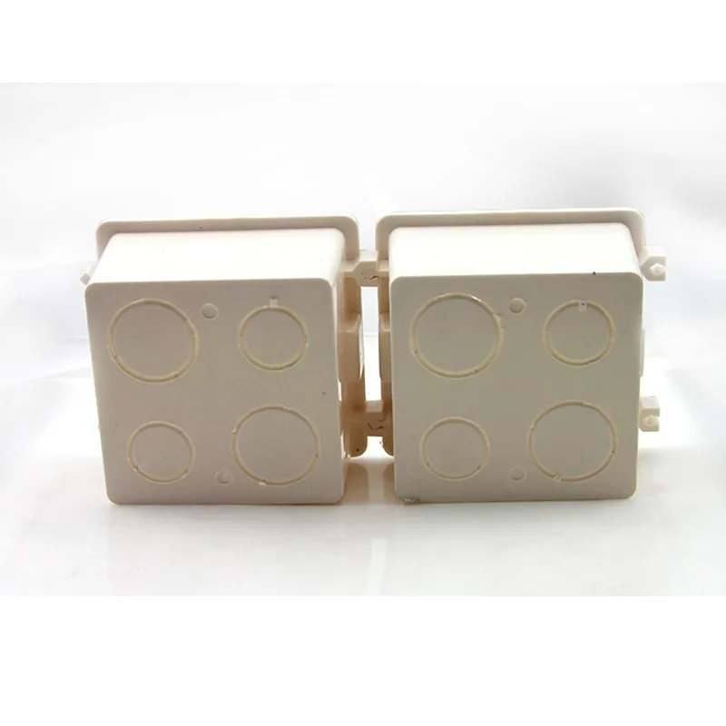 10PCS jomall wall switch Wallpad  8686MM Cassette Universal  Mounting Box for Wall Switch (86 type of switch box)86 Bottom Box (2) - 