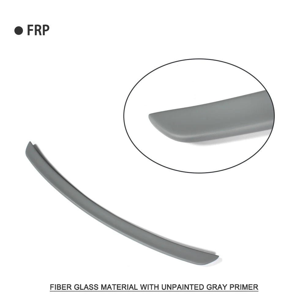 Задний спойлер, который крепится на багажник спойлер для Benz SLK Class R171 2005-2010 углеродного волокна/FRP серая грунтовка багажник отделка стикер спойлер для автомобиля