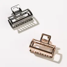 Заколка-краб ювелирное изделие в виде заколки аксессуары модные инструменты для стильного макияжа металлические современные модные зажим, аксессуар для волос золото/серебро