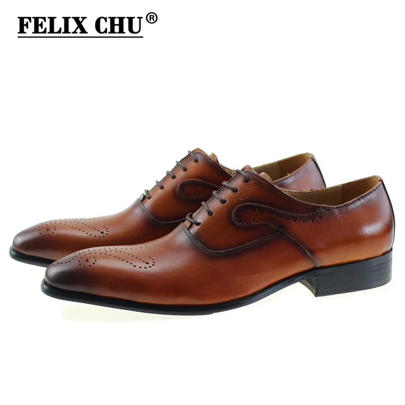 

Size 12 Size 46 Luxury Genuine Leather Lace Up Men's Dress Shoes Formal Party Office Man Brown Black Oxfords Rubber Sole