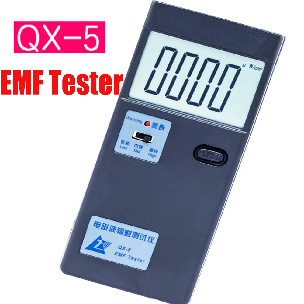 EMF tester, electromagnetic radiation detector QX-5 Household radiation protection tools EMF meter EMF tester, electromagnetic radiation detector QX-5 Household radiation protection tools EMF meter
