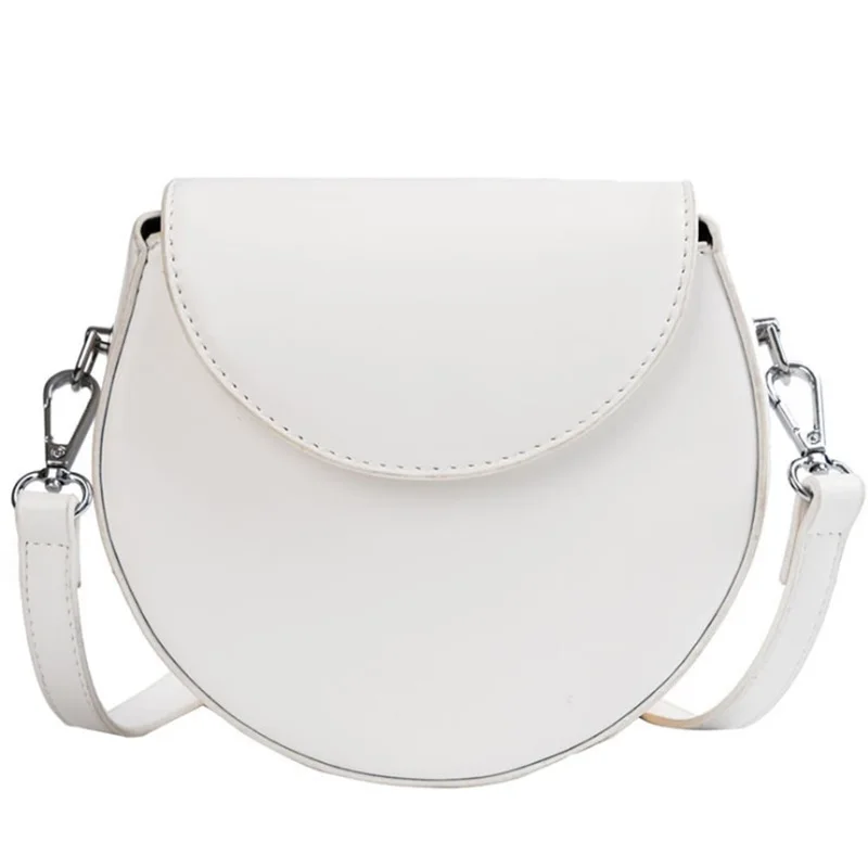 

Simple Saddle Bag Spring And Summer Fashion Single Shoulder Strap Sealing Messenger Bag