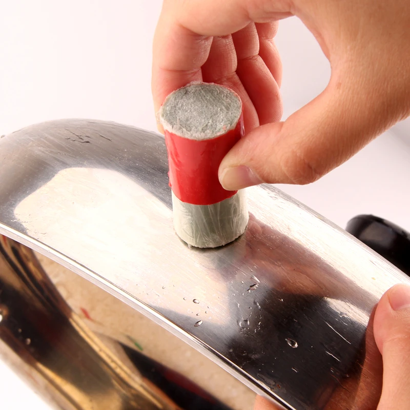 

2PCS/set Stainless Steel Rod Decontamination Cleaner Rust Wash Pot Magic Brush Multifunctional Kitchen Car Clean Tools